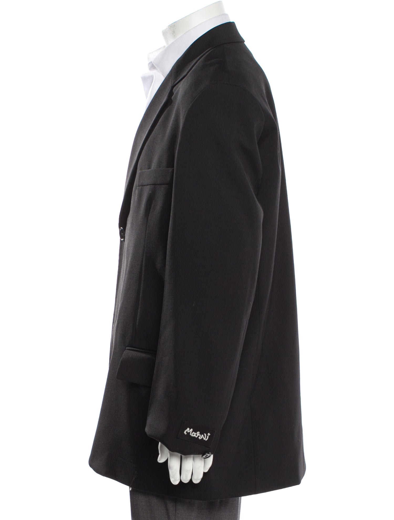 Marni Virgin Wool Embroidered Accent Blazer w/ Tags