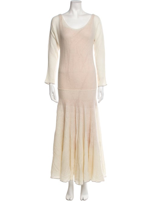 Marni Scoop Neck Long Dress