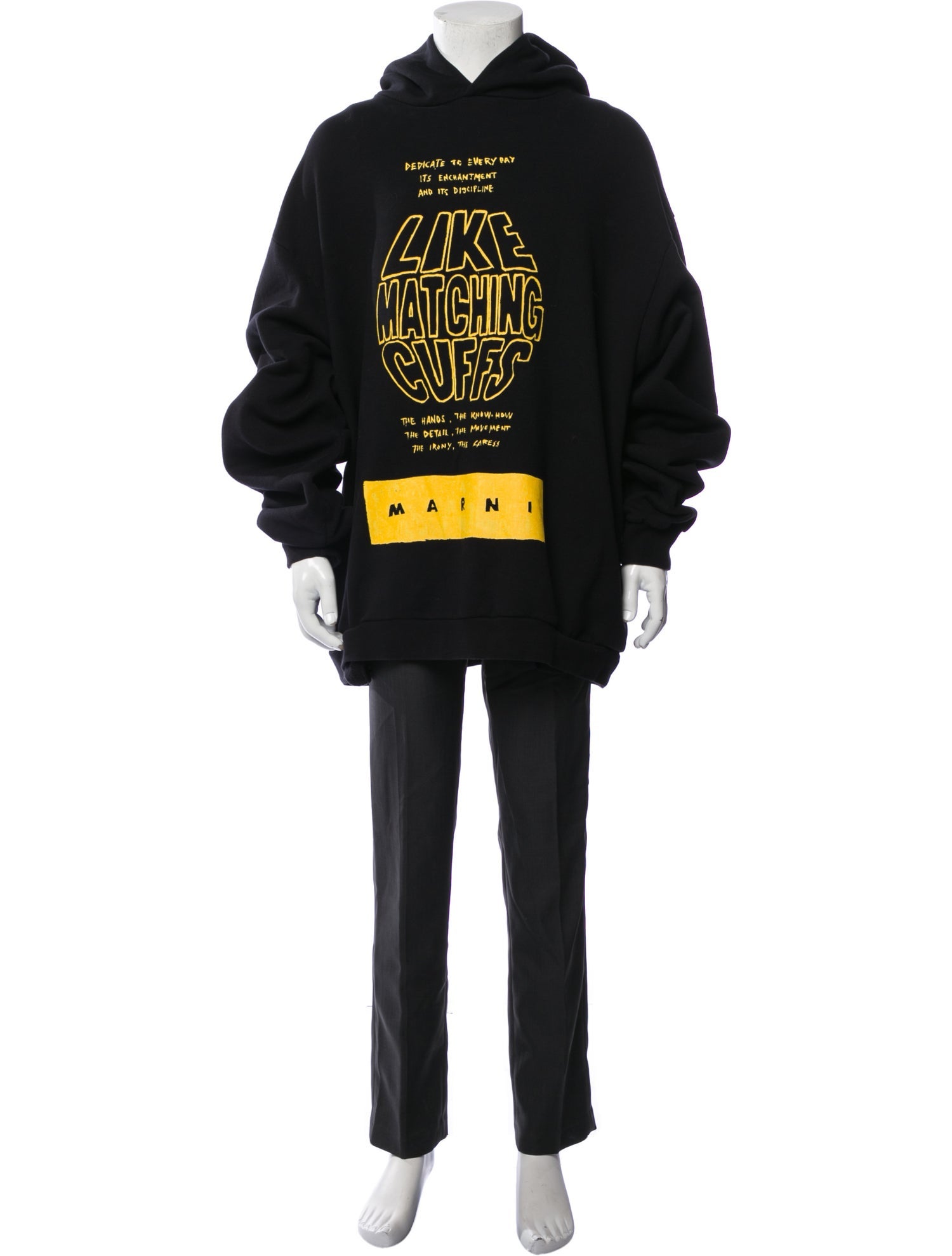 Marni Graphic Print Crew Neck Hoodie
