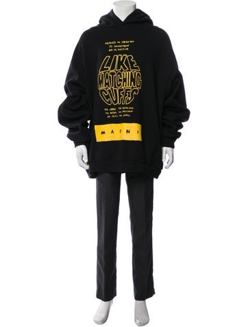 Marni Sweatshirts & Hoodies Graphic Print Crew Neck Hoodie Us44, It54 | XXL