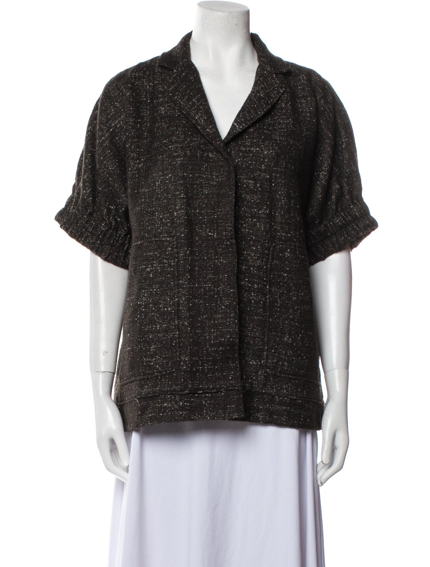 Marni Wool Tweed Pattern Jacket