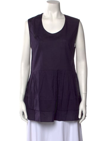 Marni Tops Scoop Neck Sleeveless Tunic Us6, It42 | M