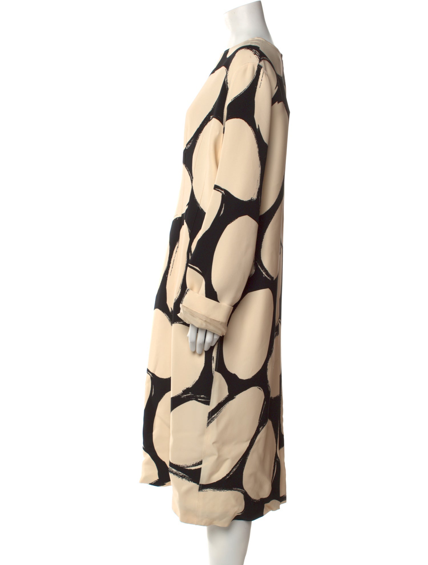 Marni Polka Dot Print Midi Length Dress