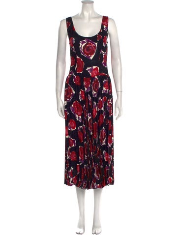 Marni Dresses Floral Print Midi Length Dress S