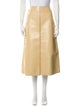 Marni Leather Midi Length Skirt