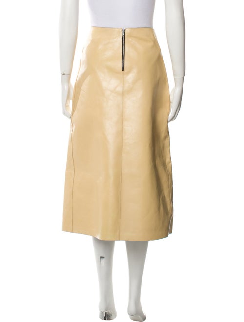 Marni Leather Midi Length Skirt