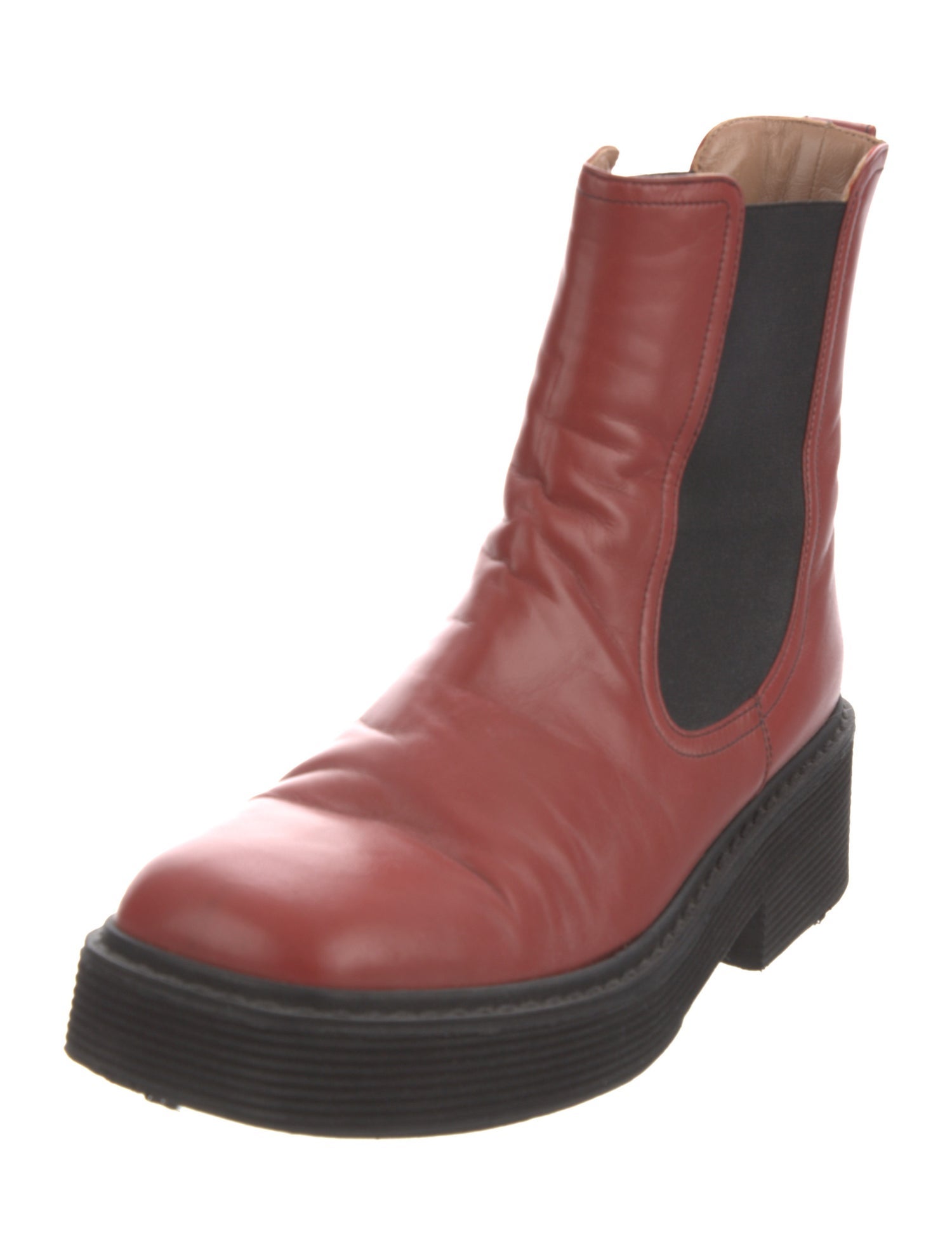 Marni Leather Chelsea Boots