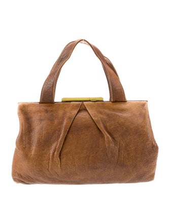 Marni Leather Top Handle Bag