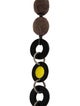 Marni Fabric, Horn & Resin Statement Necklace