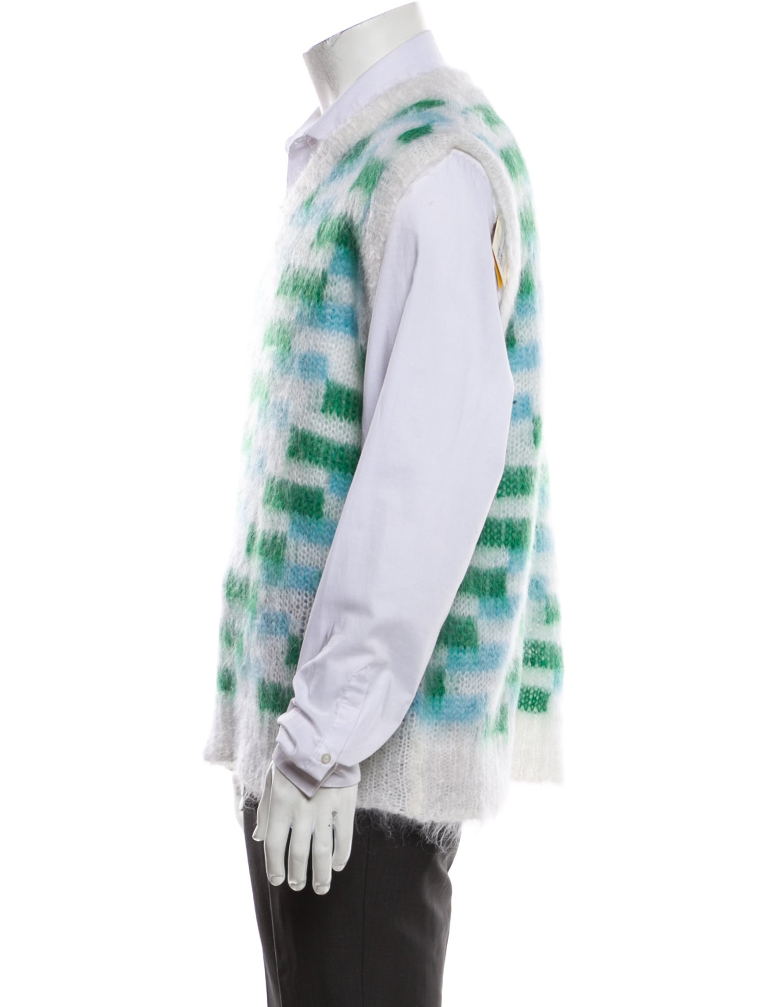 Marni Mohair Printed Sweater Vest w/ Tags