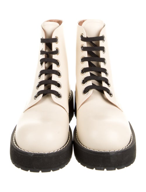 Marni Leather Combat Boots