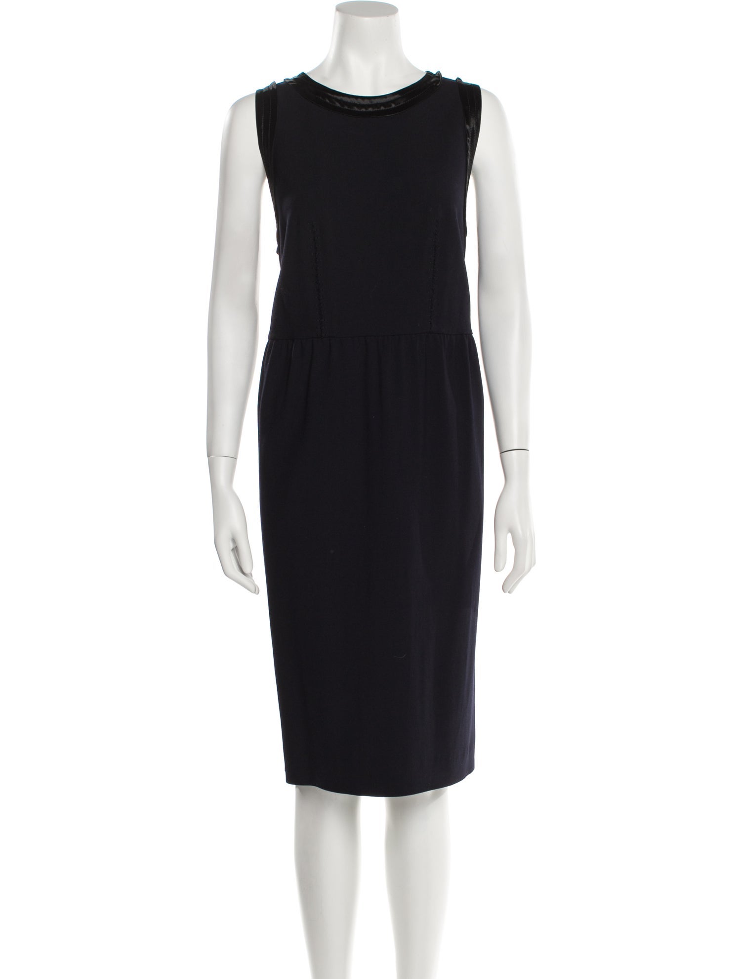 Marni Virgin Wool Midi Length Dress
