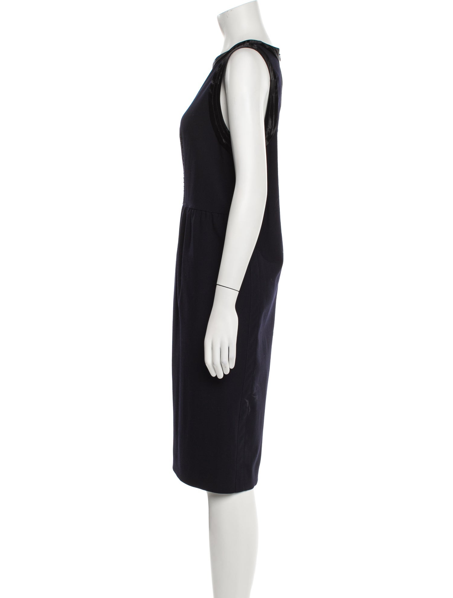 Marni Virgin Wool Midi Length Dress