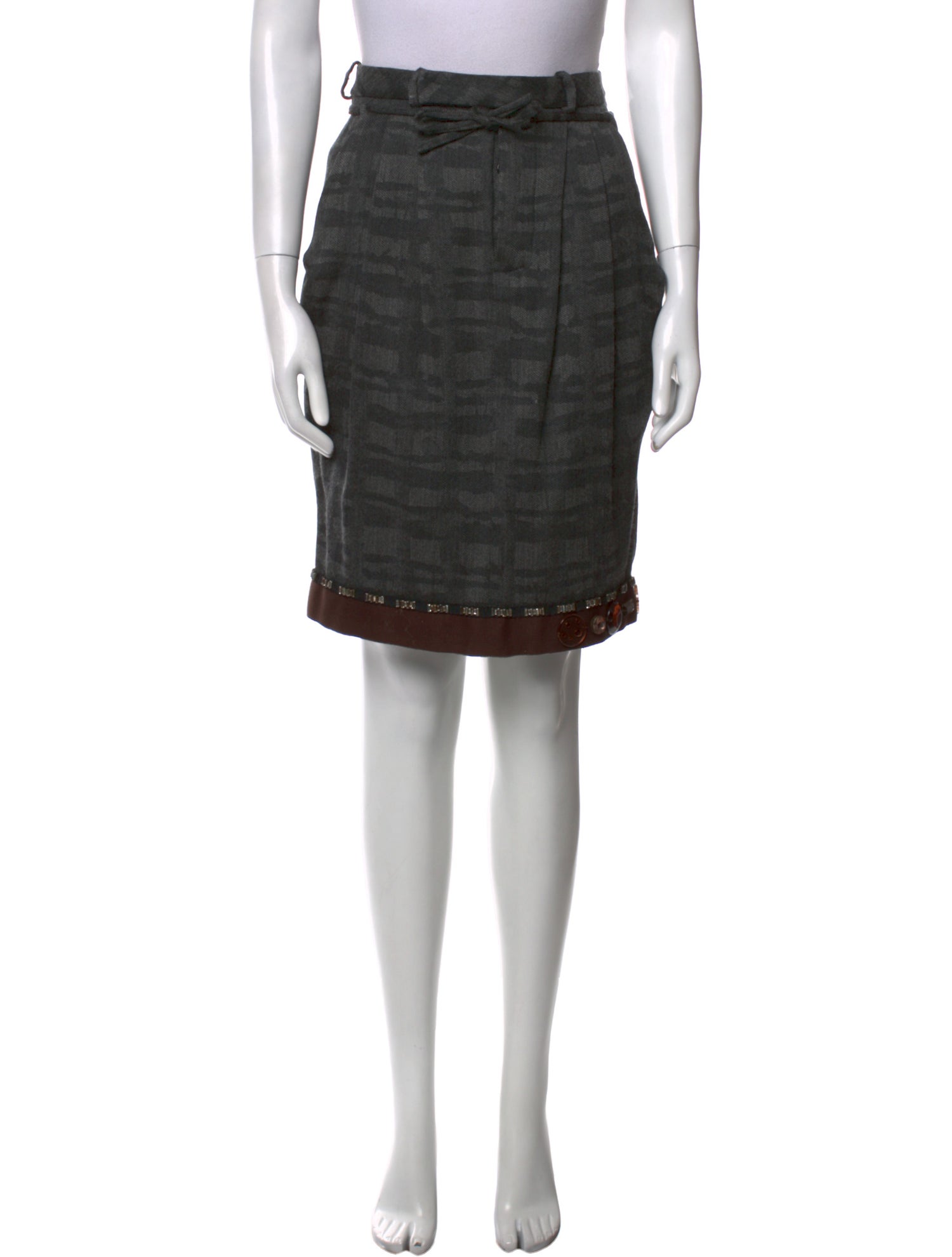 Marni Wool Knee-Length Skirt
