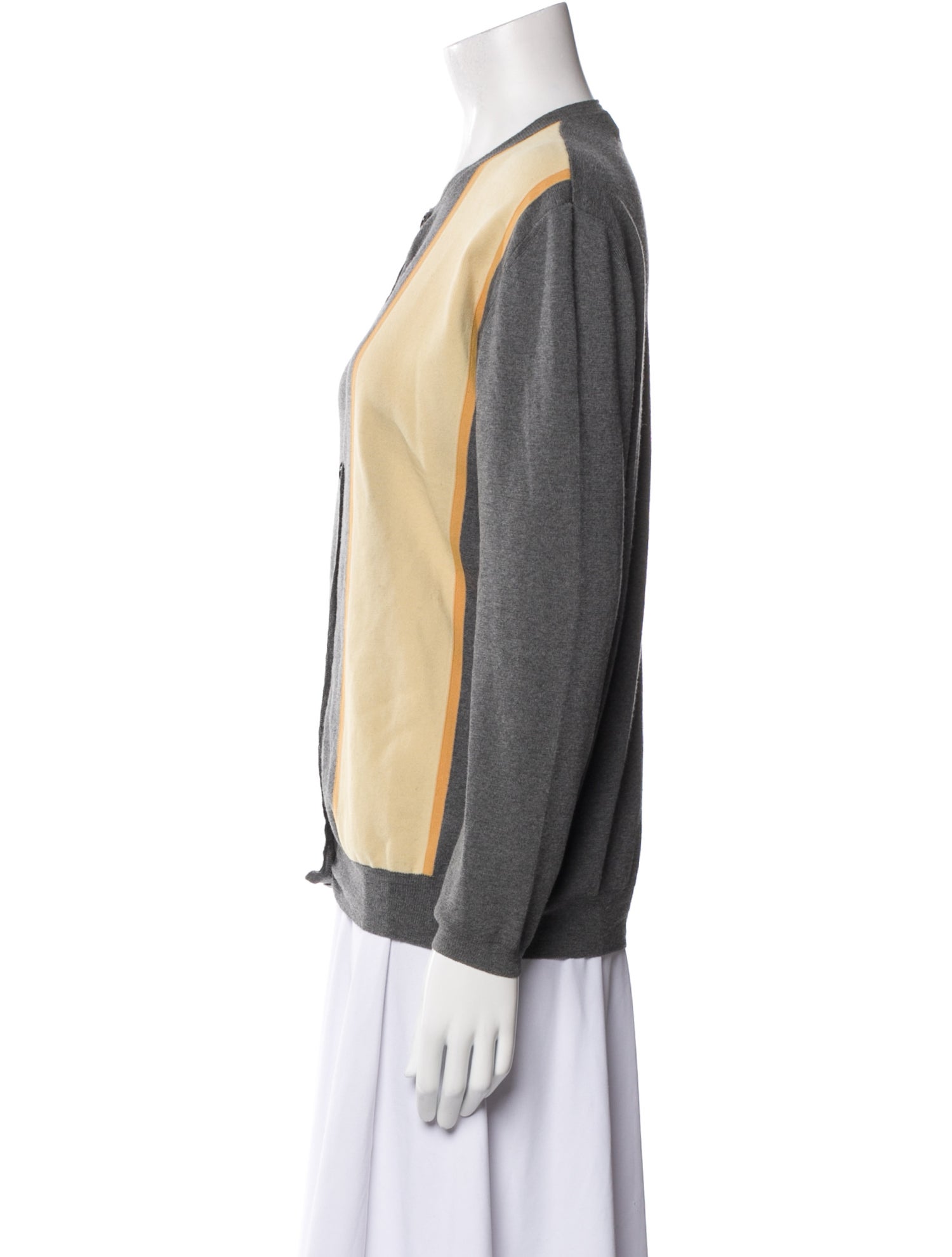 Marni Virgin Wool Colorblock Pattern Sweater