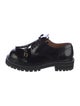 Marni Leather Chain-Link Accents Oxfords