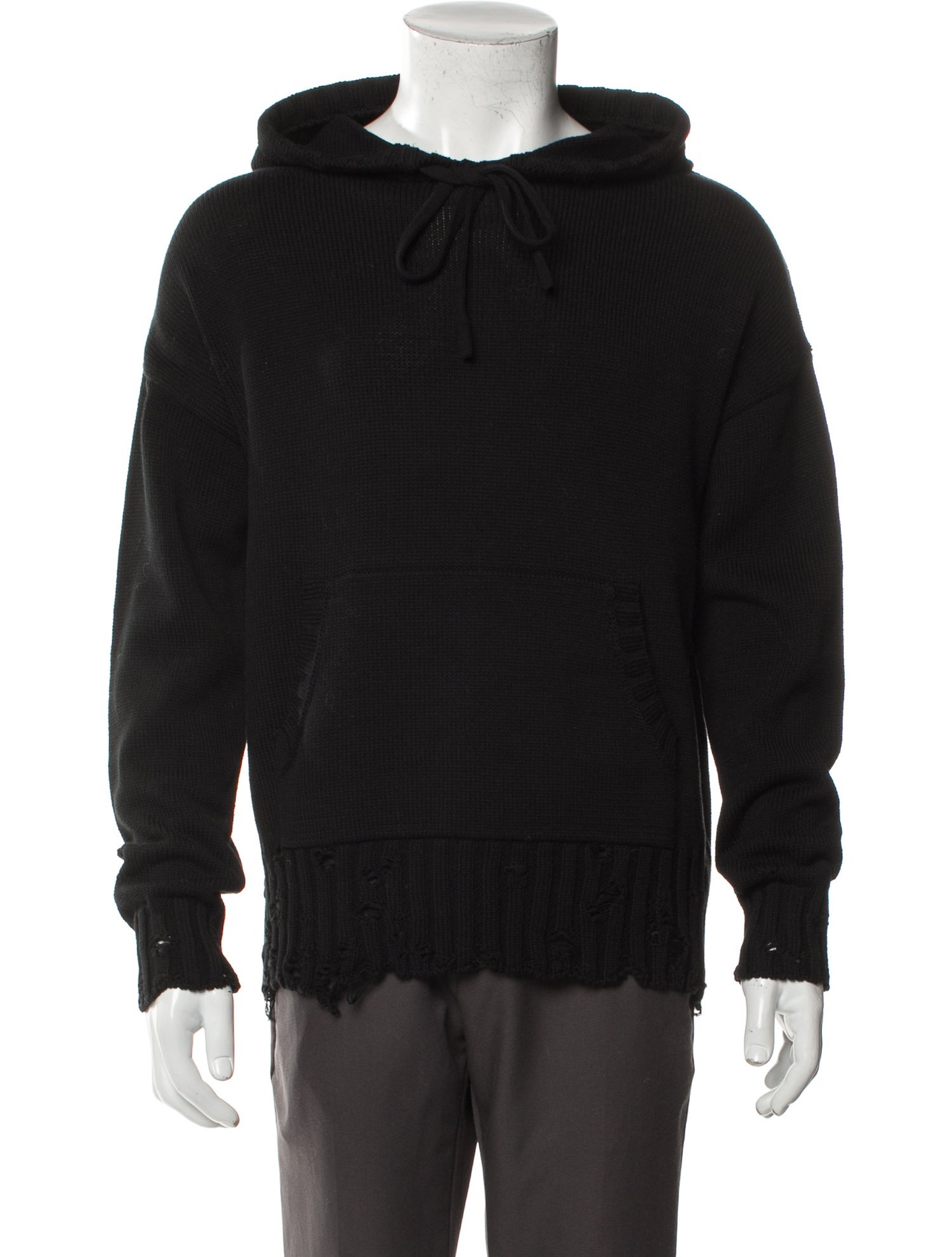Marni Crew Neck Long Sleeve Hoodie w/ Tags - Black