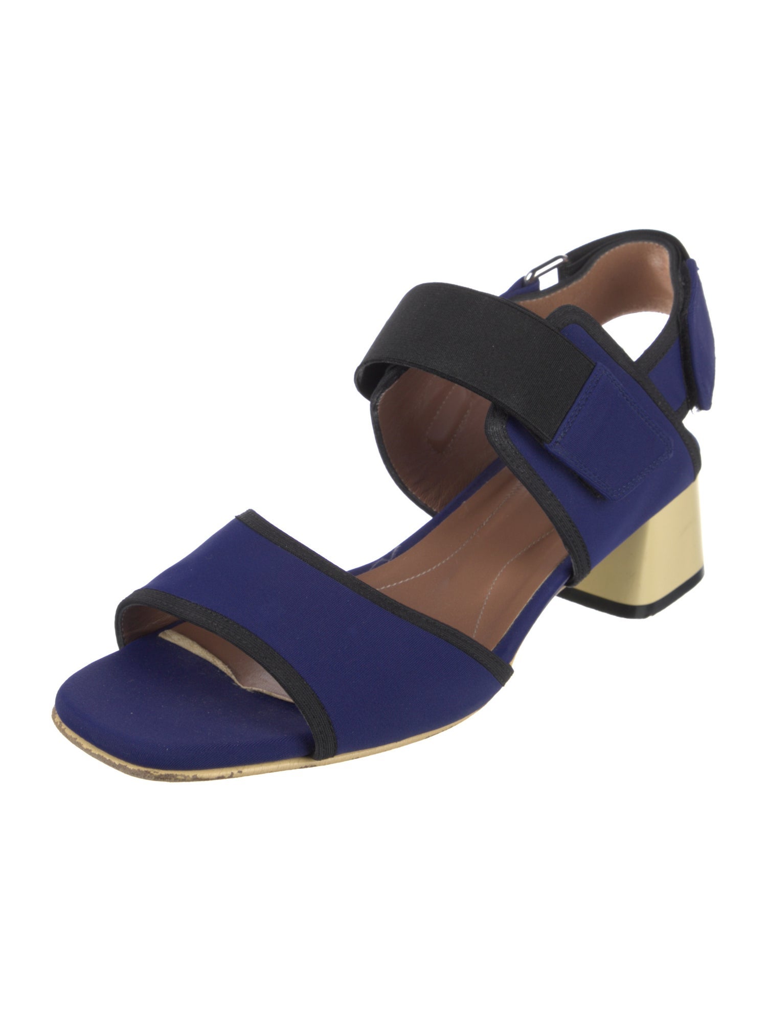 Marni Canvas Slingback Sandals