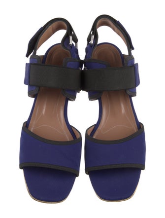 Marni Canvas Slingback Sandals
