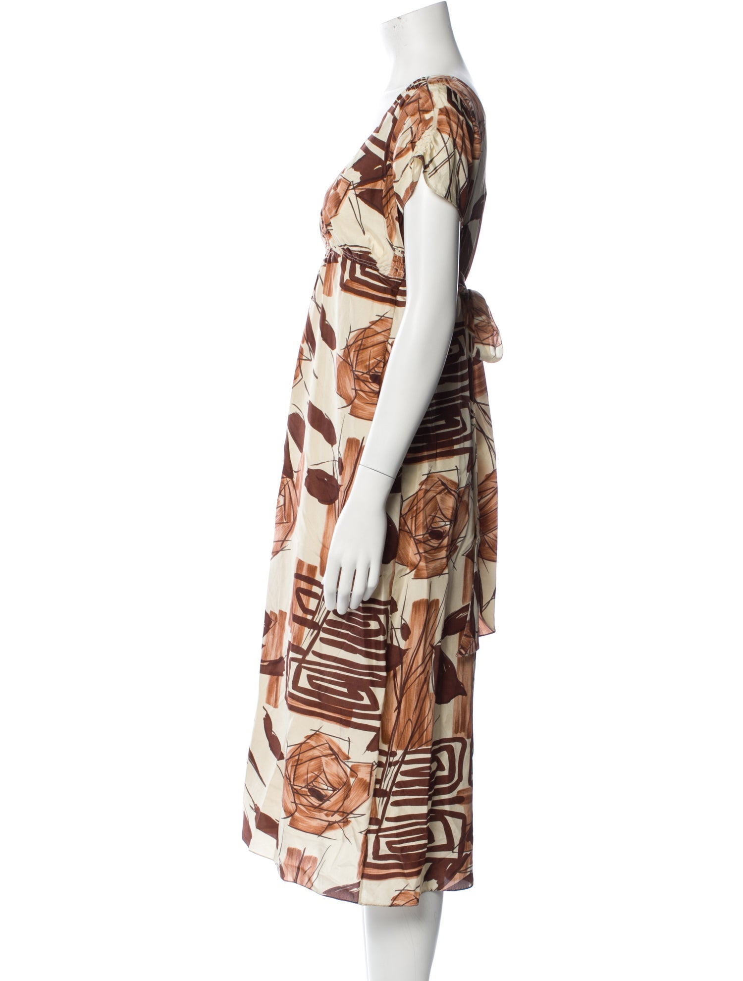 Marni Silk Midi Length Dress