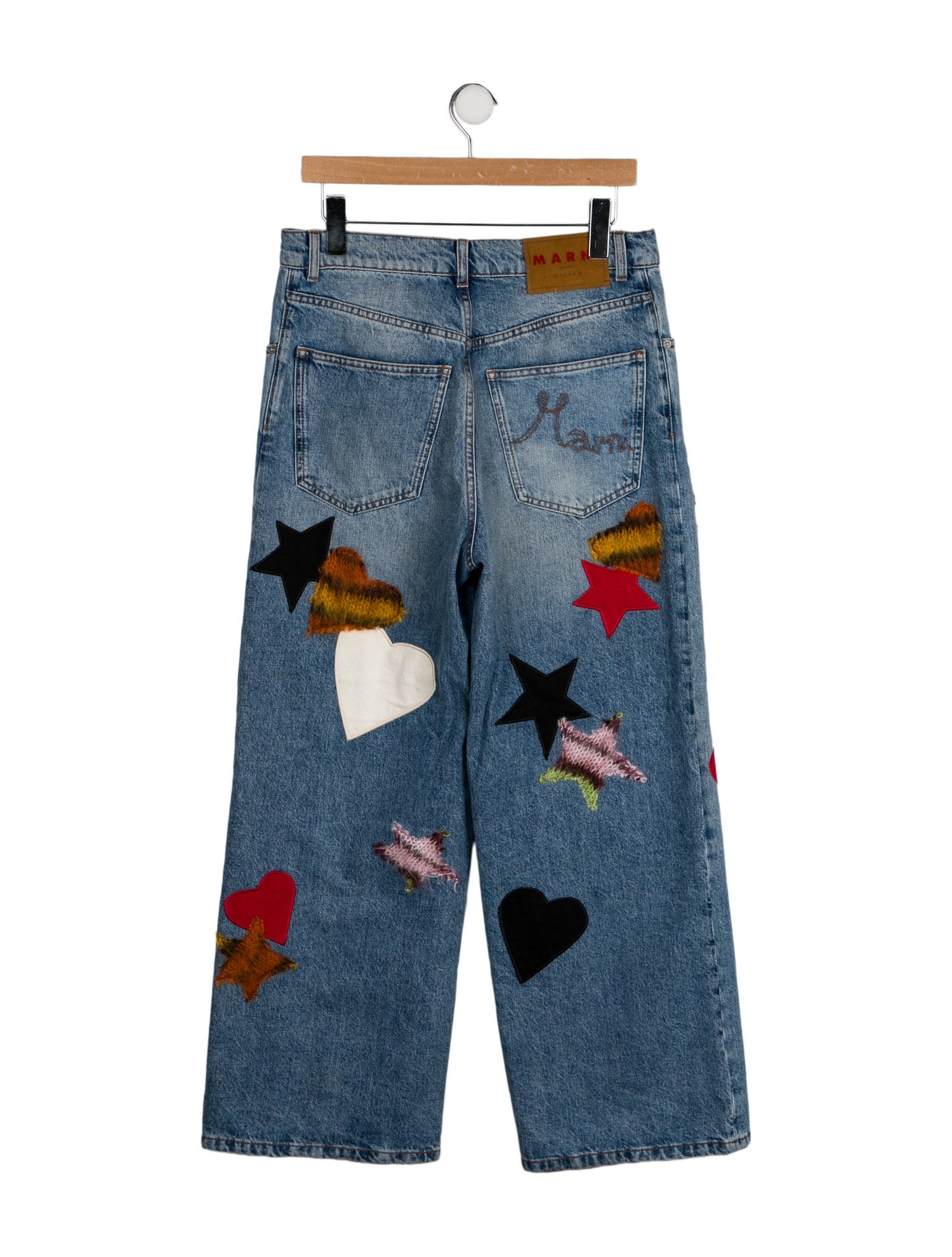 Marni High-Rise Wide Leg Jeans