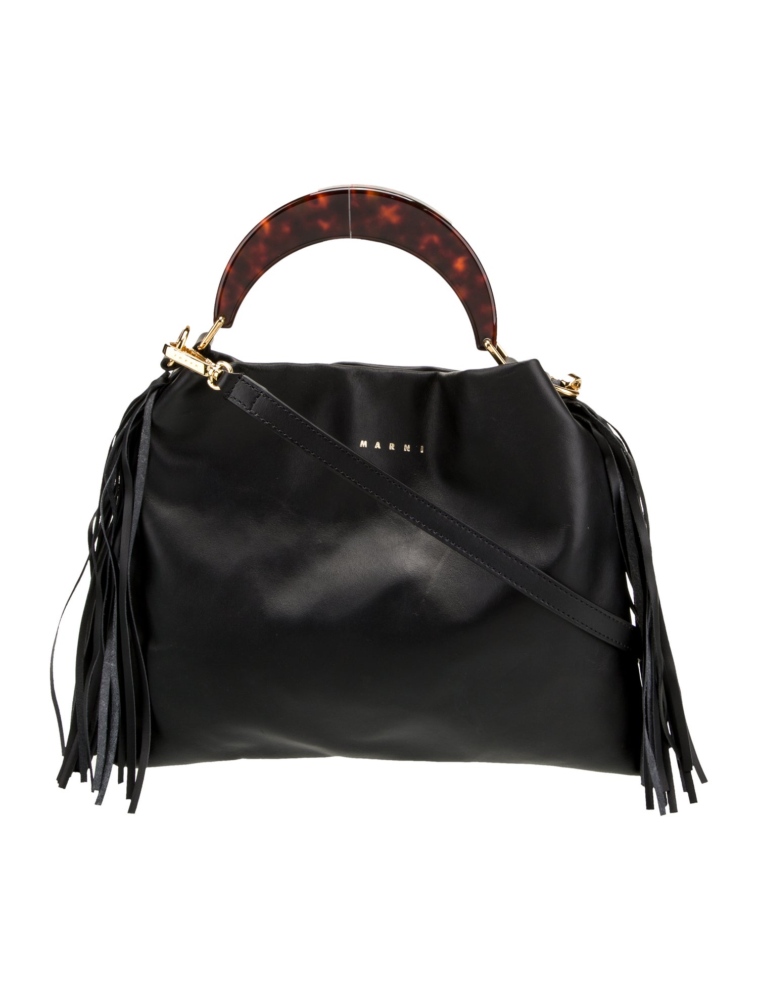 Marni Leather Top Handle Bag
