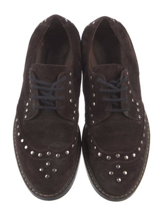 Marni Suede Studded Accents Oxfords