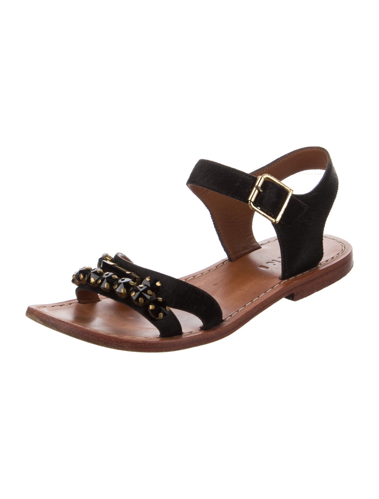 Marni Leather Slingback Sandals