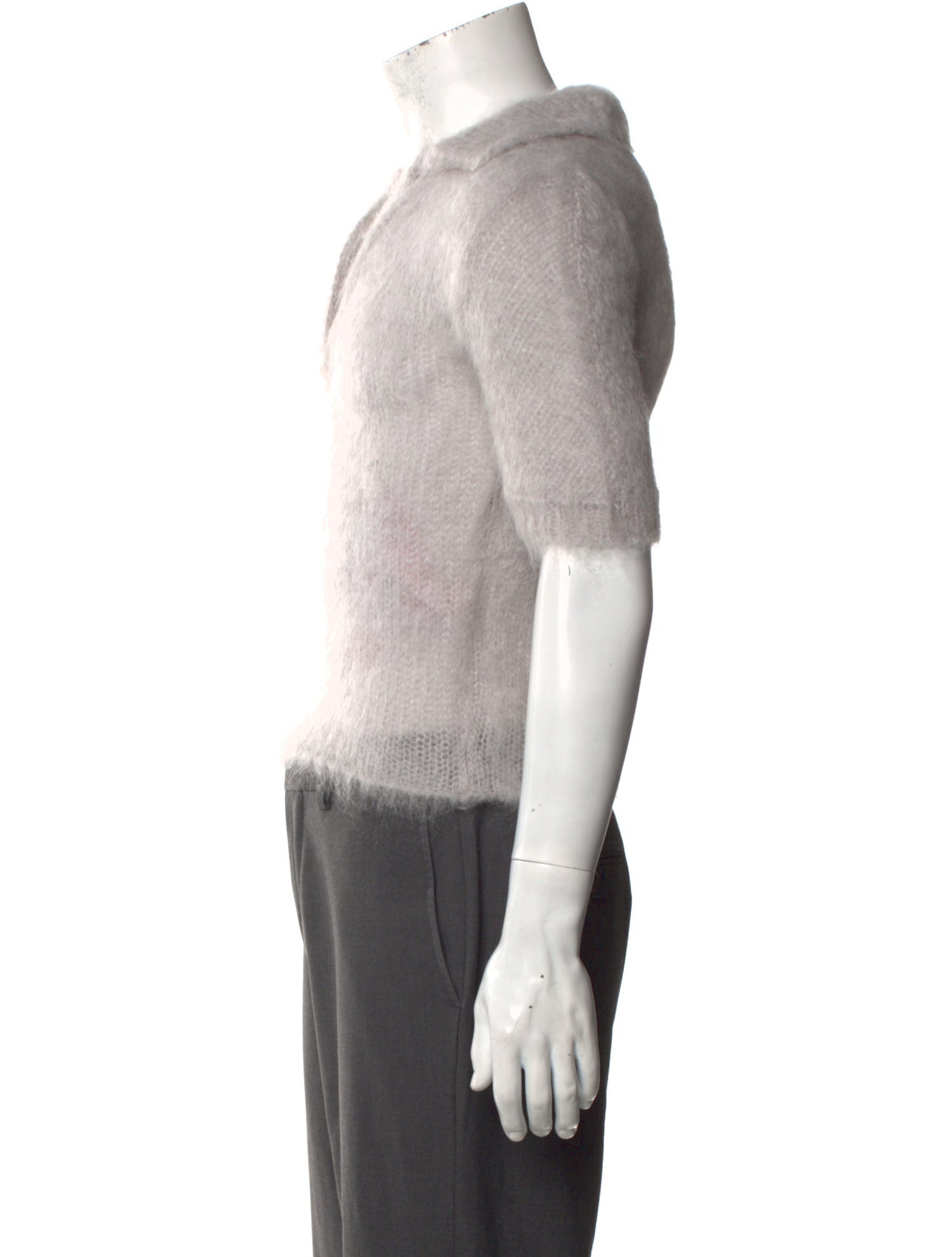 Marni Mohair Collar Polo Sweater w/ Tags