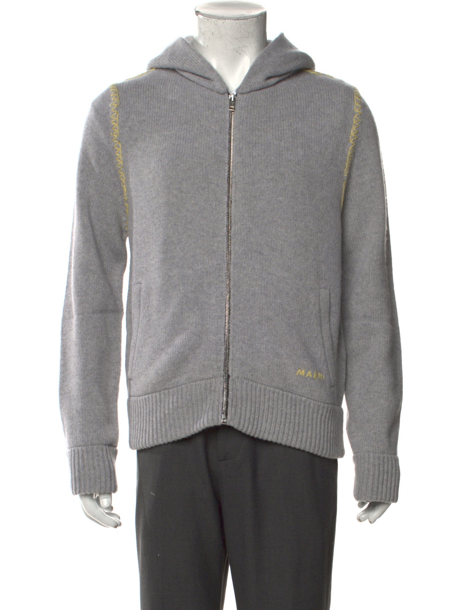 Marni Virgin Wool V-Neck Cardigan