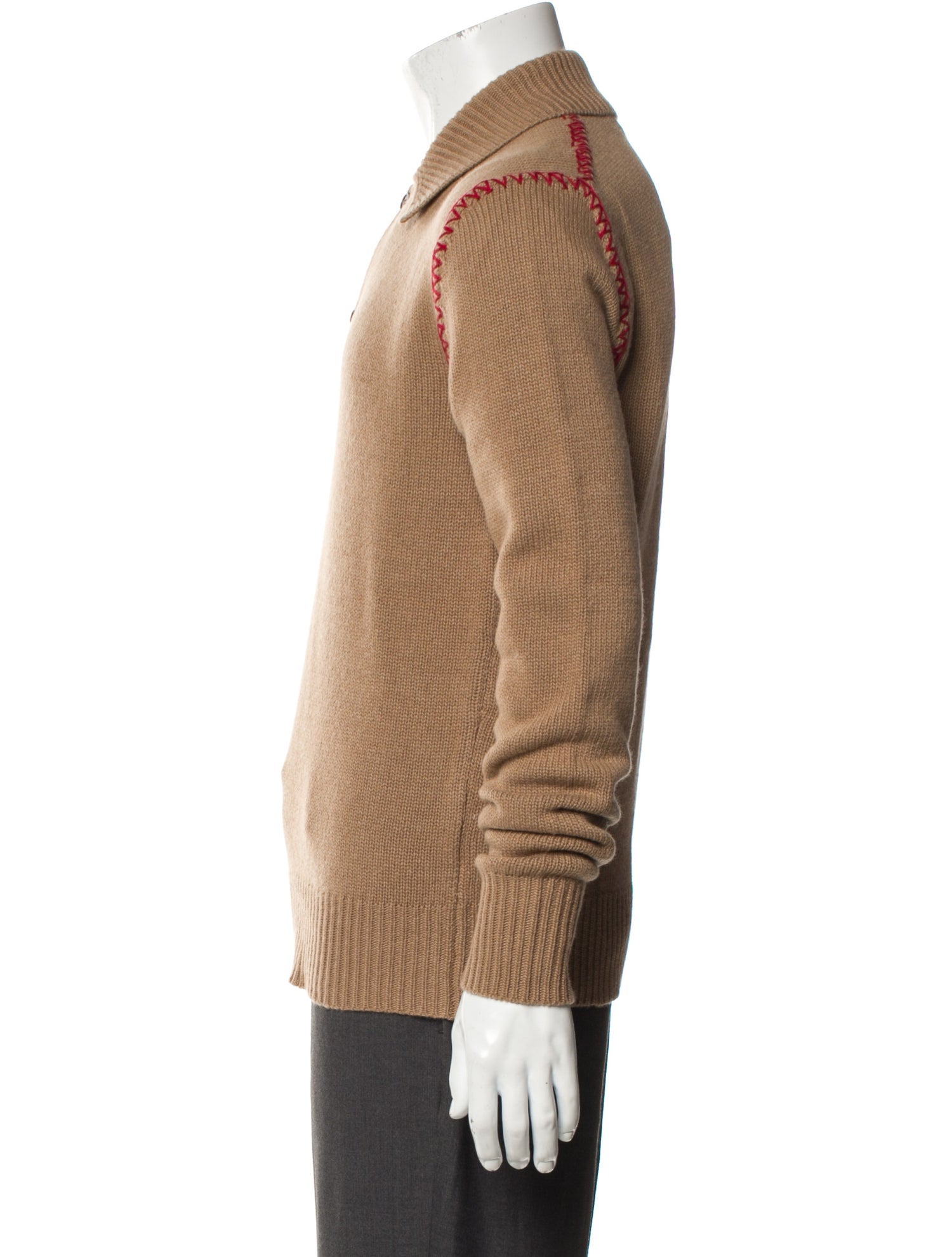 Marni Virgin Wool Mock Neck Polo Sweater w/ Tags