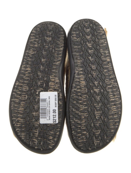 Marni Ponyhair Slingback Flats