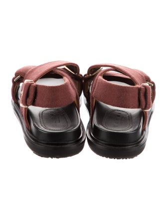 Marni Suede Slingback Flats