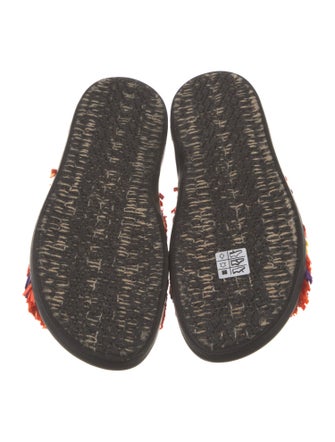 Marni Straw Printed Slides