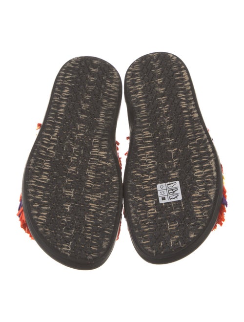 Marni Straw Printed Slides