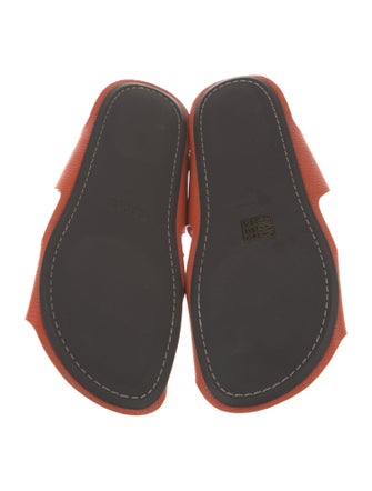 Marni Leather Beaded Accents Slides