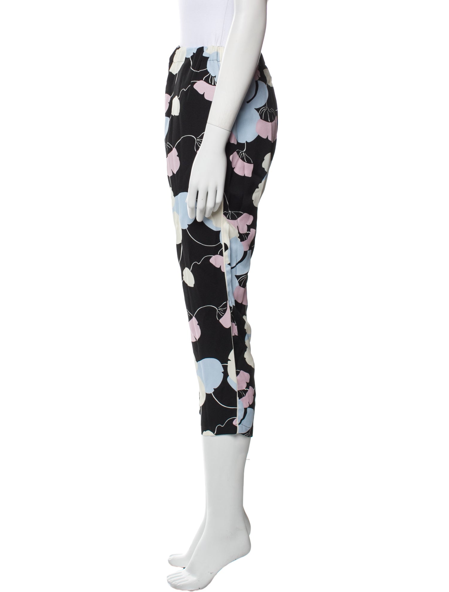 Marni Floral Print Straight Leg Pants