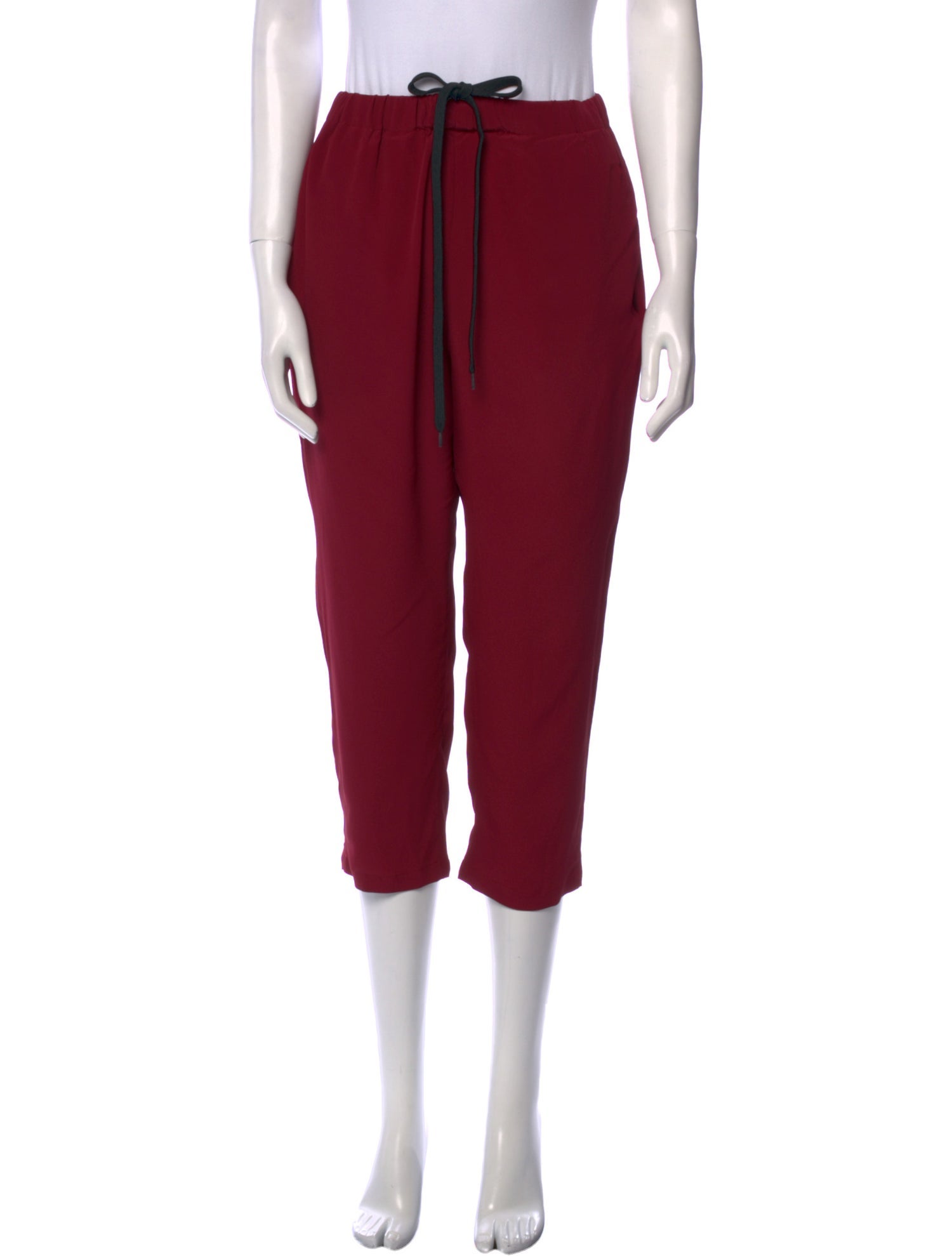 Marni Straight Leg Pants - Burgundy, 11.5