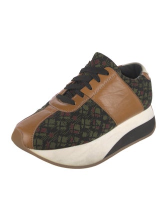 Marni Printed Wedge Sneakers