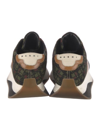 Marni Printed Wedge Sneakers