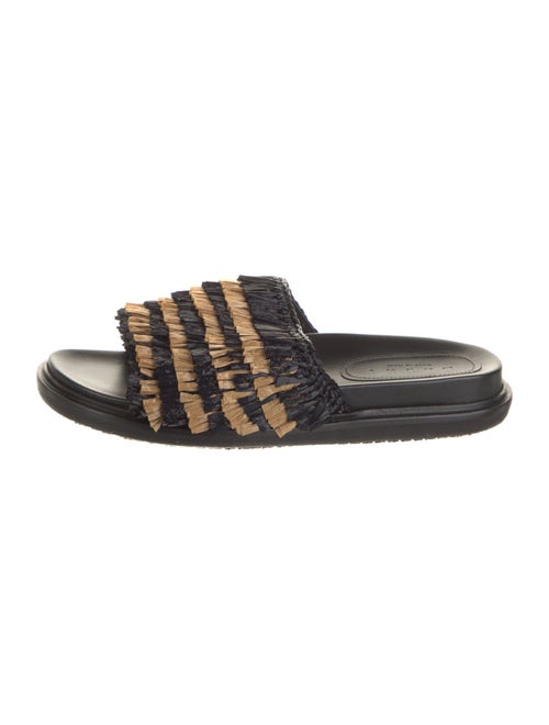 Marni Straw Printed Slides