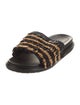 Marni Straw Printed Slides