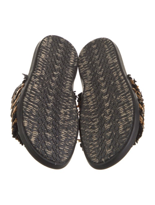 Marni Straw Printed Slides