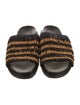 Marni Straw Printed Slides