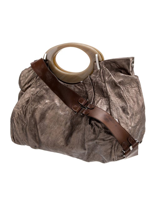 Marni Leather Top Handle Bag