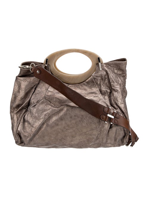 Marni Leather Top Handle Bag