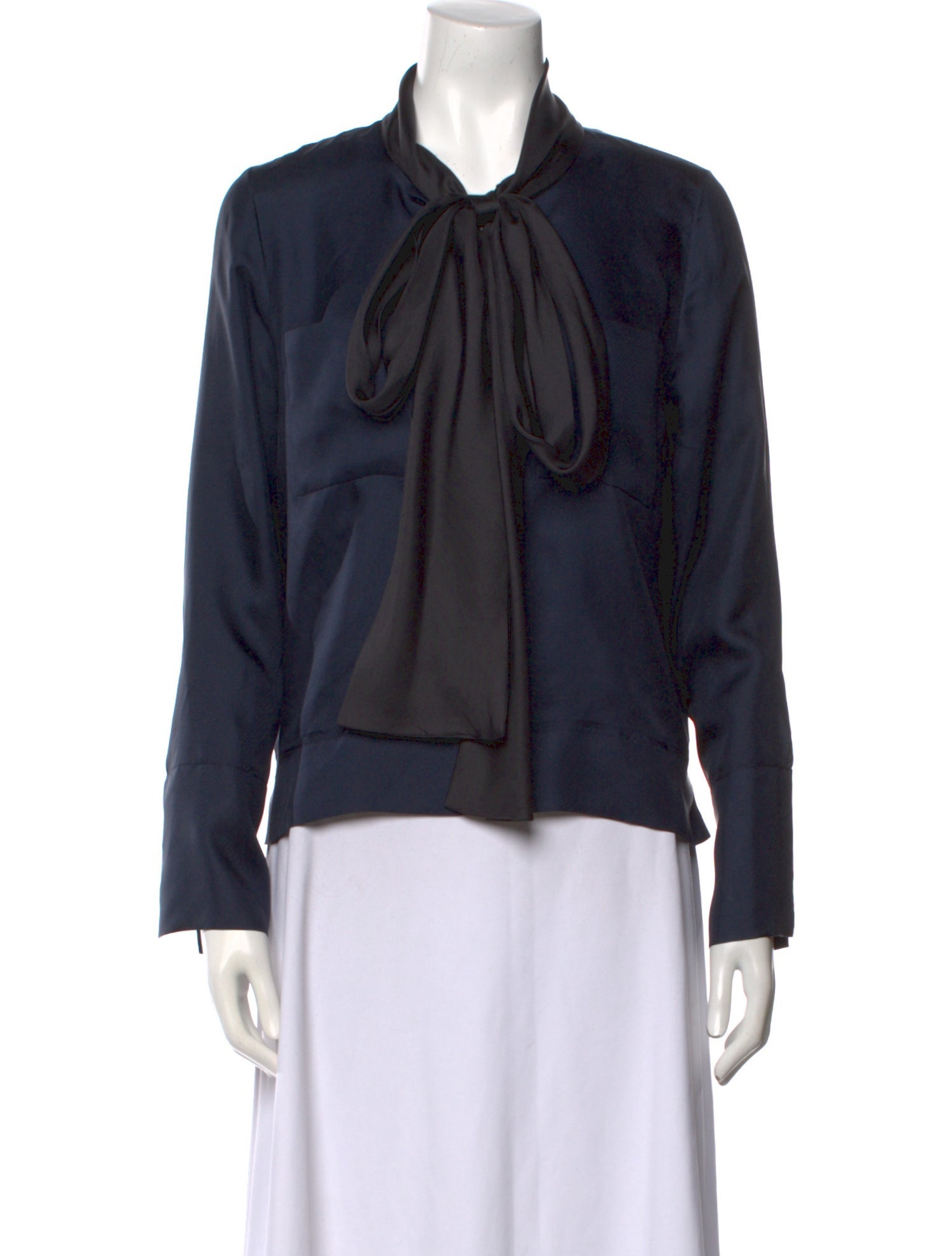 Marni Silk Mock Neck Blouse