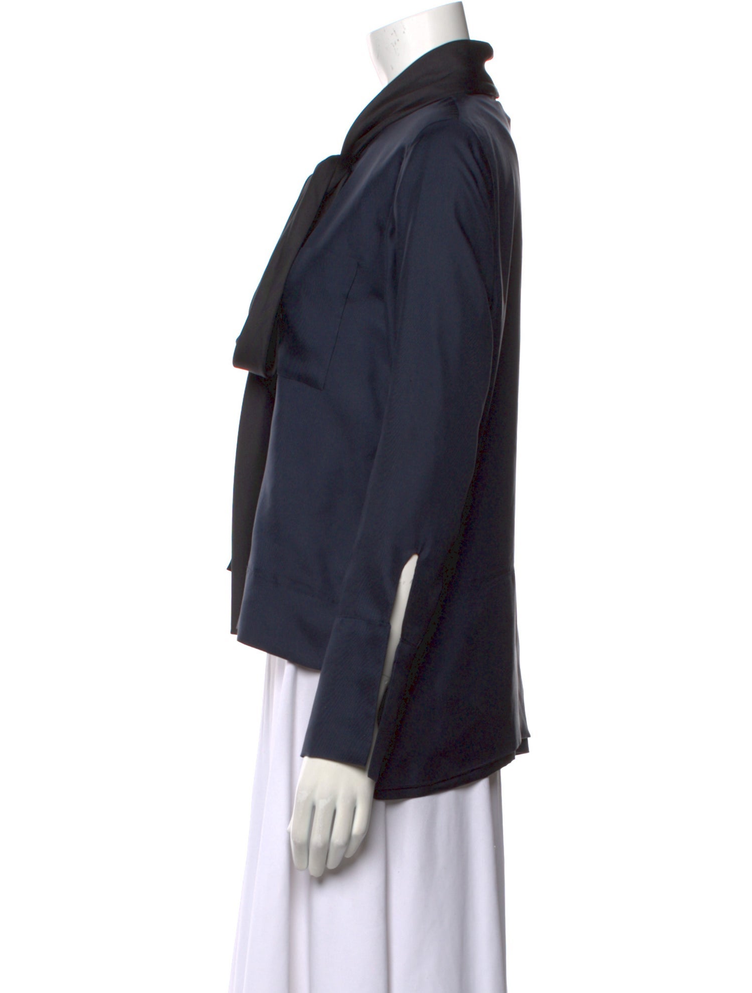 Marni Silk Mock Neck Blouse