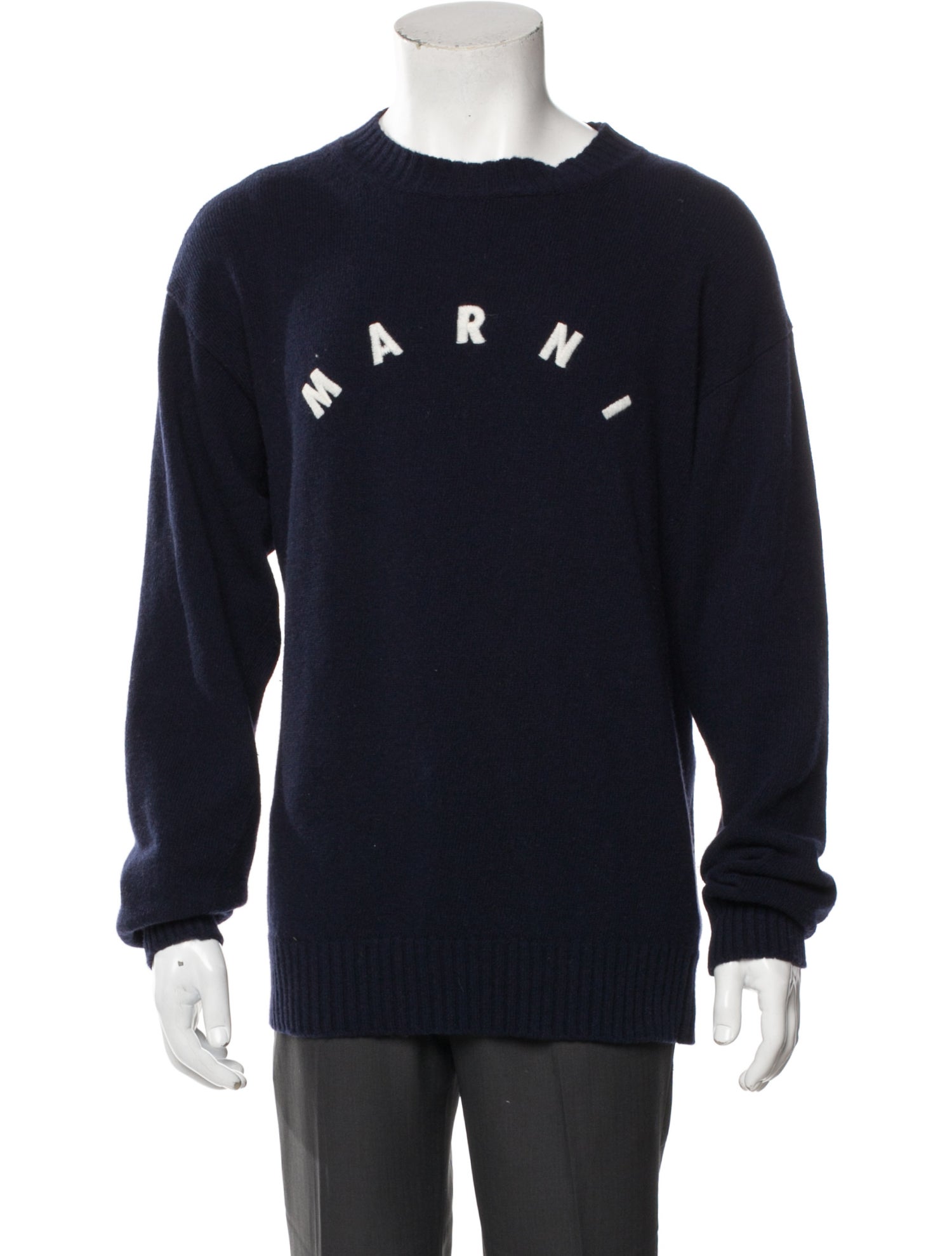 Marni Cashmere Graphic Print Pullover