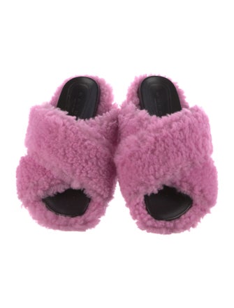 Marni Shearling Slides